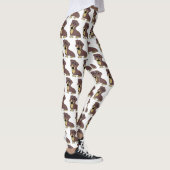 teckel en tan-cartoon leggings (Rechts)