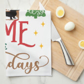 Teckel: Er is geen plek zoals thuis Theedoek (Quarter Fold)