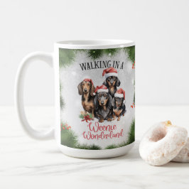 Teckel Funny Christmas Dog Coffee Mok