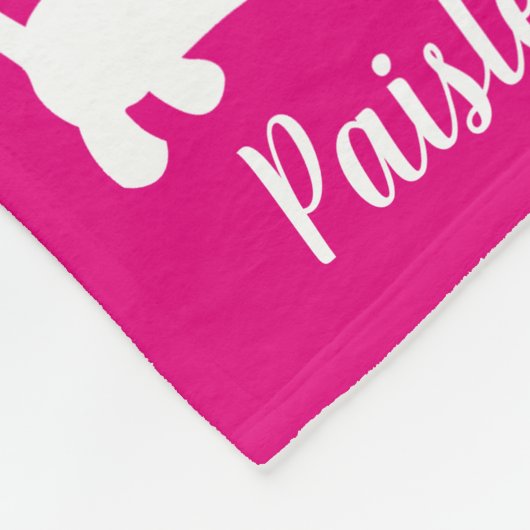 Teckel gepersonaliseerde hondendeken aanpassen fleece deken (Hoek)