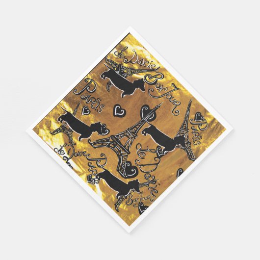 Teckel Gold Servet (Hoek)