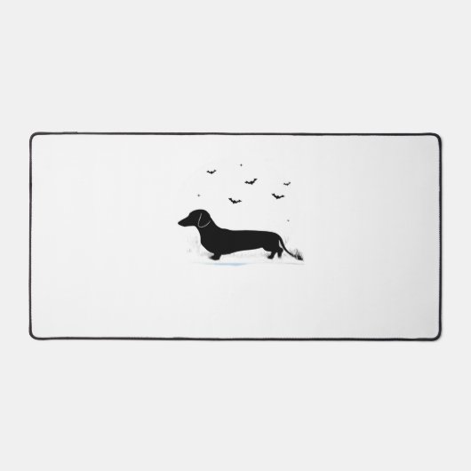 Teckel Halloween Kostuum Mijn Teckel Is Mijn Bo Bureaumat (Voorkant)