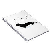 Teckel Halloween Kostuum Mijn Teckel Is Mijn Bo Notitieboek (Rechterzijde)