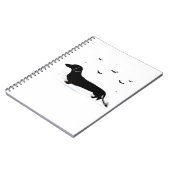 Teckel Halloween Kostuum Mijn Teckel Is Mijn Bo Notitieboek (Linkerzijde)