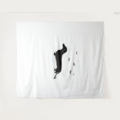 Teckel Halloween Kostuum Mijn Teckel Is Mijn Bo Wandkleed (Voorkant (horizontaal))