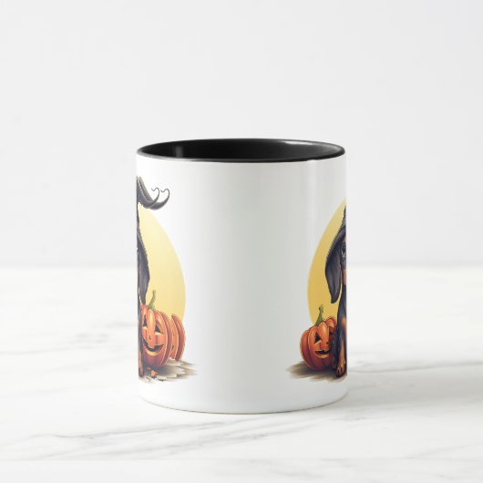 Teckel Halloween mok (Midden)