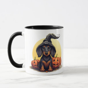 Teckel Halloween mok