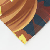 Teckel Halloween Spooky Fleece Deken (Hoek)