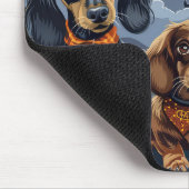 Teckel Halloween Spooky Muismat (Hoek)