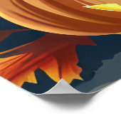 Teckel Halloween Spooky Poster (Hoek)