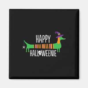 Teckel Happy Halloweenie Schattigee hond voor Hall Magneet