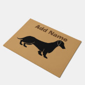 Teckel hond Abstract Deurmat (Schuin)