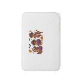 Teckel Hond Ghost Halloween Badmat (Voorkant Verticaal)