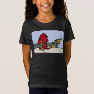Teckel Hond Goedgekeurd Brandkraan T-shirt