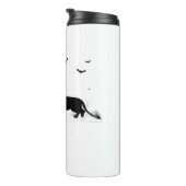 Teckel Hond – Halloween Moon Silhouette Classic Thermosbeker (Geroteerd rechts)