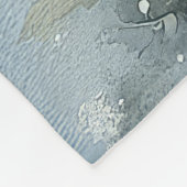 Teckel Hond in Sledge Laat het Sneeuw Kerstmis Fleece Deken (Hoek)