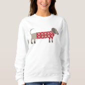 Teckel Hond Leuke Kersttrui Trui (Voorkant)