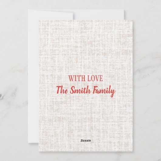  teckel hond rustieke kerstgroeten feestdagenkaart (Achterkant)