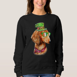 Teckel Hond Shamrock St Patricks Day Hond Trui
