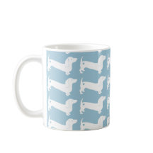 teckel hond silhouet patroon