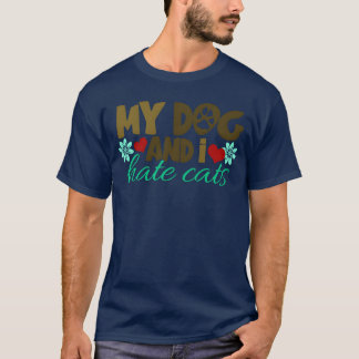Teckel Honden Hond Witte Herder retro vrienden T-shirt