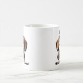 teckel, hondennaam toevoegen, foto wijzigen koffiemok (Center)