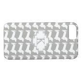Teckel Hondenras patroonmonogram Case-Mate iPhone Case (Achterkant (Horizontaal))