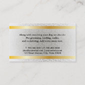 teckel | Hondenverzorging (premium) Visitekaartje (Achterkant)