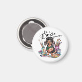 Teckel Ik ben een Doxie kenner Magneet (Voorkant / Achterkant)