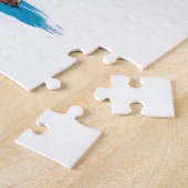 Teckel ik ben een Doxie liefhebber Legpuzzel (Zijkant)