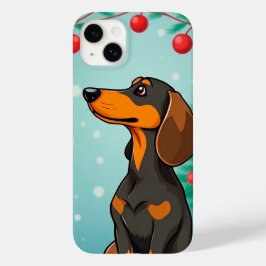 teckel in cartoon-stijl Case-Mate iPhone 14 plus hoesje