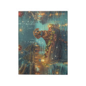 Teckel Kerst Feestelijke reis Notitieblok (Linkerzijde)