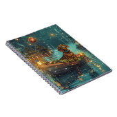 Teckel Kerst Feestelijke reis Notitieboek (Rechterzijde)