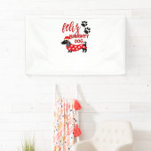 Teckel Kerst Shirt _ Funny Feliz Naughty Do Spandoek (Insitu)