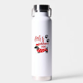 Teckel Kerst Shirt _ Funny Feliz Naughty Do Waterfles (Voorkant)