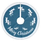 Teckel Kerstboom Rok Marine Kerstmis (Voorkant)