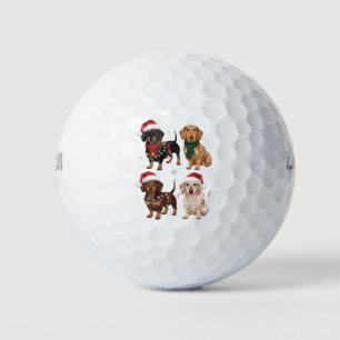 Teckel Kersthond Mama Lover Kerstcadeau Golfballen