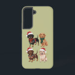 Teckel Kersthond Mama Lover Kerstcadeau Samsung Galaxy Hoesje<br><div class="desc">Teckel Kerst Hond Mama Lover Kerstcadeau</div>