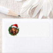 Teckel Kerstkrans Etiket (Insitu)