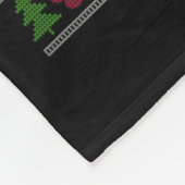 Teckel Kersttrui Xmas Huisdier Hond Lo Fleece Deken (Hoek)