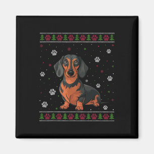 Teckel Kersttrui Xmas Huisdier Hond Lo Magneet