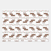 Teckel Kerstverpakking Papier Variety Pack Inpakpapier Vel (Voorkant 3)