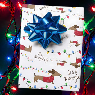 Teckel Kerstverpakking Papier Variety Set Inpakpapier Vel