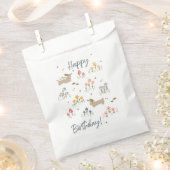 Teckel Liefhebber Verjaardagsfeestje Hond Puppy Ta Bedankzakje (Geknipt)