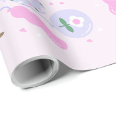 Teckel Liefhebbers Hond Puppy Verjaardag ballonnen Cadeaupapier (Rol Hoek)