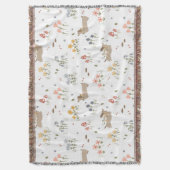 Teckel Lover Weiner Dog Sausage Dog Wildflower Deken (Voorkant Verticaal)
