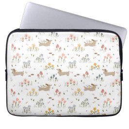Teckel Lover Weiner Dog Sausage Dog Wildflower Laptop Sleeve