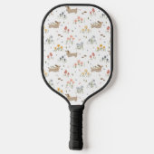 Teckel Lover Weiner Dog Sausage Dog Wildflower Pickleball Paddle (Achterkant)