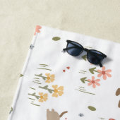 Teckel Lover Weiner Dog Sausage Dog Wildflower Strandlaken (In situ)