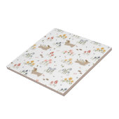 Teckel Lover Weiner Dog Sausage Dog Wildflower Tegeltje (Zijkant)